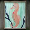 Pink Seahorse Collage