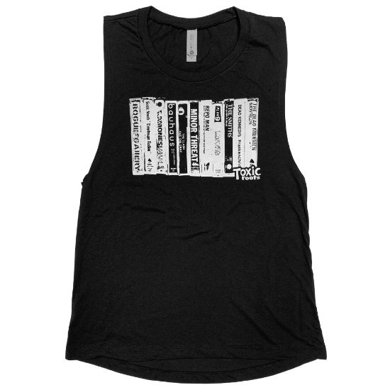 Womens Toxic Mix Tapes Muscle Tank
