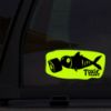 Gas Mask Fish Sticker